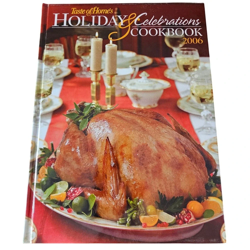 Taste of Home Holiday & Celebrations Cookbook Lot 2002 2006 2008 Hardcover Books